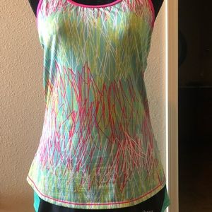 Asics Multicolor Athletic Tank Top
